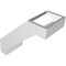 Ekena Millwork 5-in. W x 10-in. D x 10-in. H Burlington Architectural Grade PVC Knee Brace BRCP05X10X10BUR - alternate 4